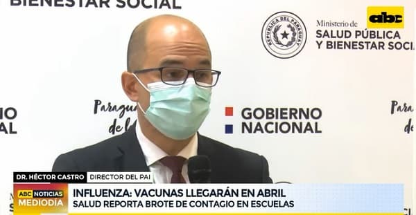 Salud espera que vacunas contra la influenza lleguen en abril