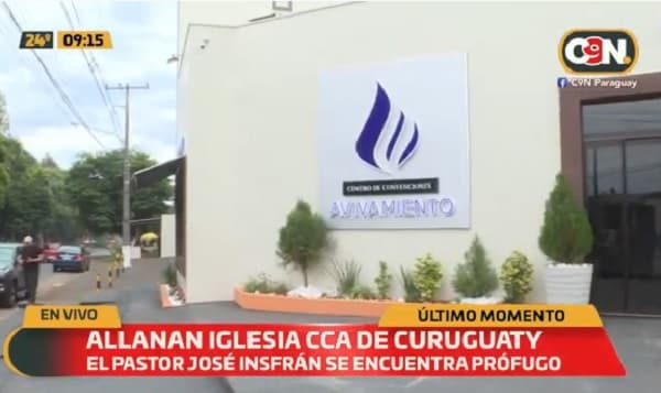Allanan templo de “narcopastor” en Curuguaty