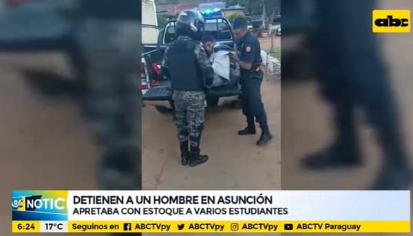 Detienen a asalta estudiantes en el barrio San Pablo