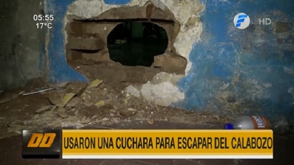 Detenidos se fugan y se dice que escaparon gracias a una cuchara