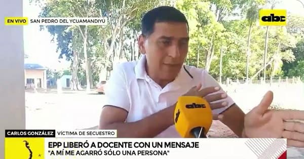 Liberado habla del porqué el EPP mató a Luis Lindstron