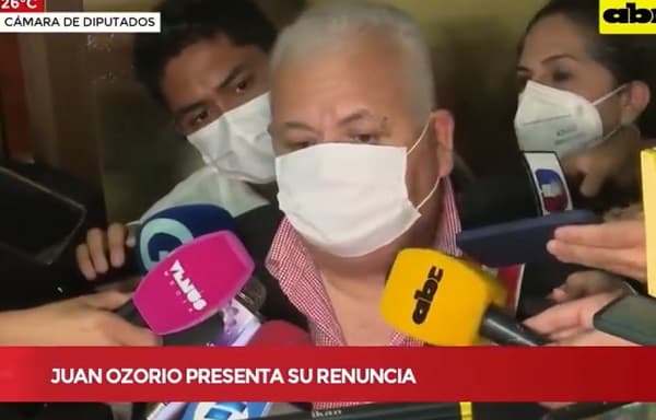 Ozorio dice que renuncia “por estrés” 