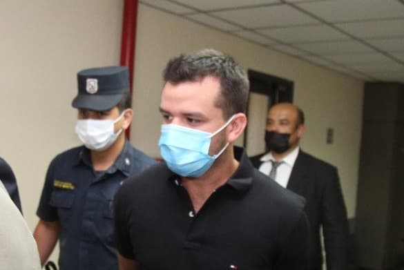 René Olmedo se encuentra en el área de Admisión de la cárcel de Emboscada