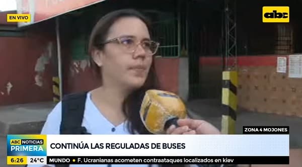Pasajeros siguen padeciendo “regulada” del transporte