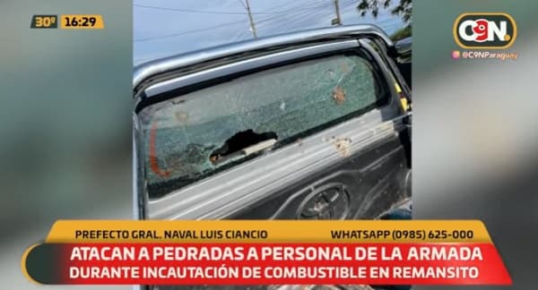 Atacan a agentes de la Armada en intento de incautación de combustible
