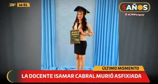 Confirman asfixia como causa de muerte de docente