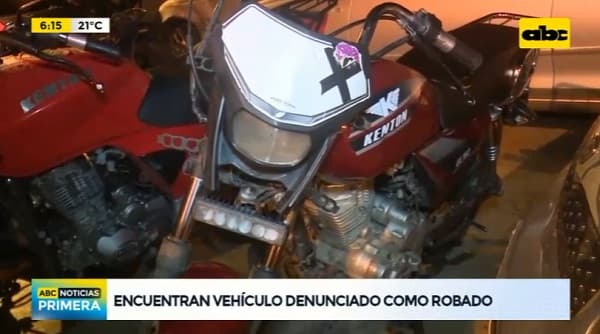 Incautan moto “ensalada” en Capiatá