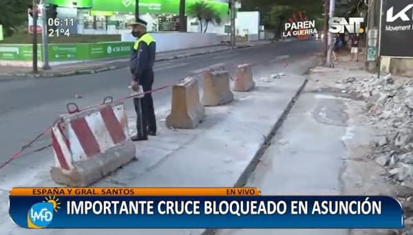 Cruce de España y General Santos seguirá cerrado por varios días
