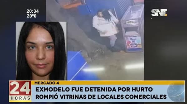 Detienen a exmodelo y cantante por robo en el Mercado 4