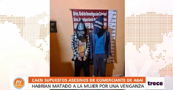 Detienen a sospechosos de crimen “por venganza” en Abaí