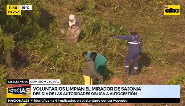 Voluntarios se unen y realizan minga ambiental en el mirador de Itá Pytã Punta