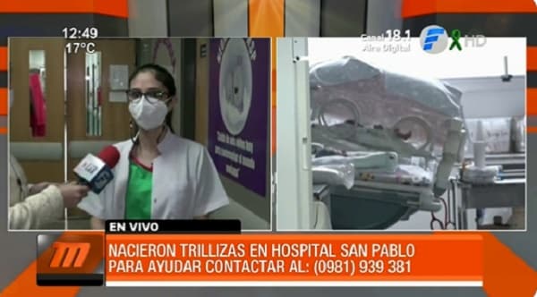 Trillizas nacen prematuras y necesitan ayuda solidaria