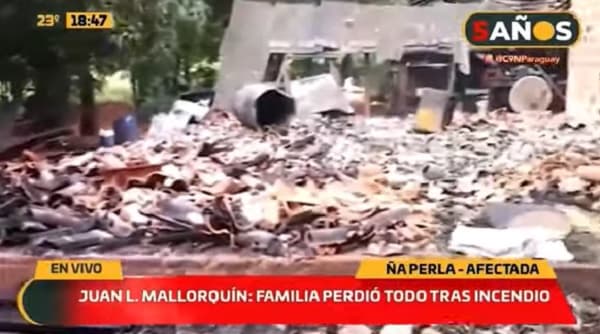 Familia pierde todo a causa de incendio y pide ayuda