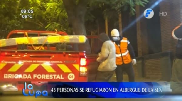 SEN asiste a 45 personas en albergue