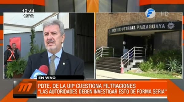 Presidente de la UIP cuestiona filtración de informe sobre HC