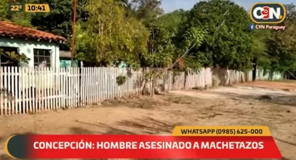 Hombre muere luego de ser atacado a machetazos en Concepción