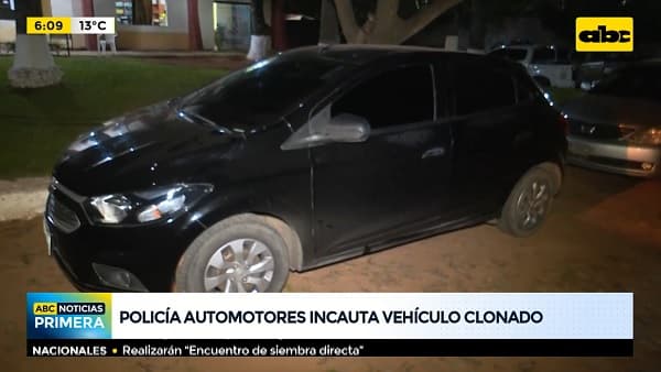 Incautan automóvil robado y posteriormente “clonado”