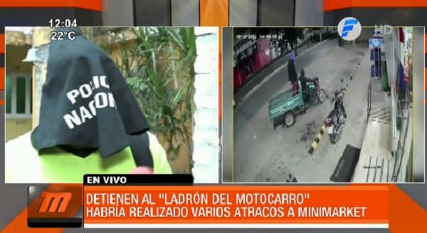 Capturan a “asaltante del motocarro” tras varios golpes
