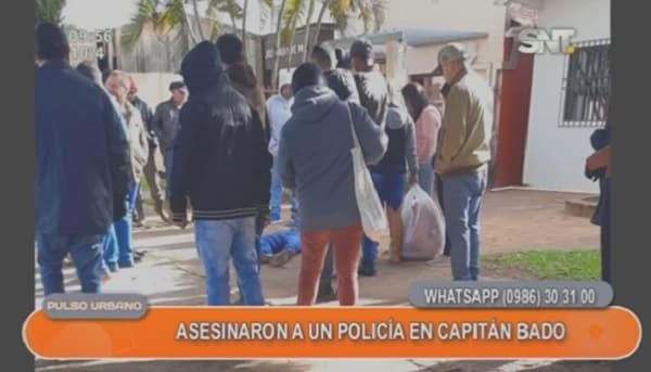 Sicarios asesinan a policía en Capitán Bado