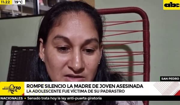 Madre de adolescente asesinada clama por justicia y seguridad