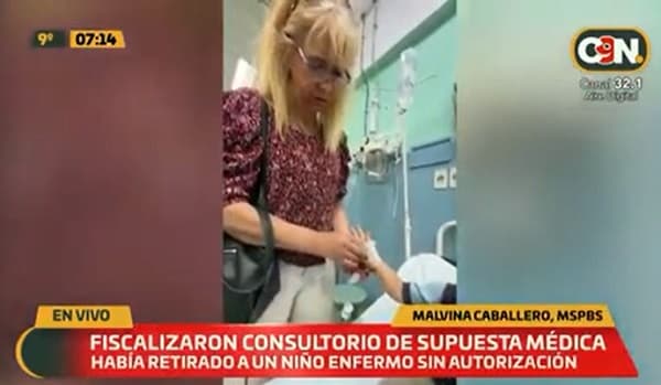 “Negacionistas” se presentan ante Fiscalía luego de retirar a niño de internación