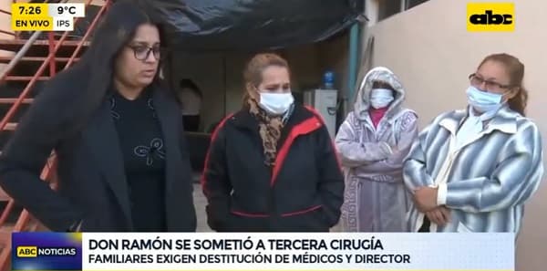 Familia de paciente amputado rechaza versión del IPS