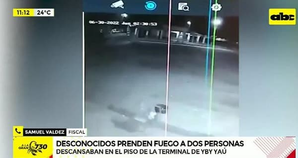 Desconocidos prenden fuego a dos indigentes en Yby Yaú