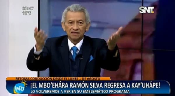 Ramón Silva retomará su programa desde el lunes