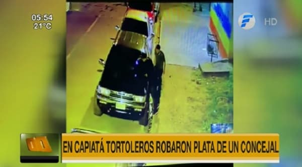 Tortoleros roban dinero y documentaciones de concejal capiateño