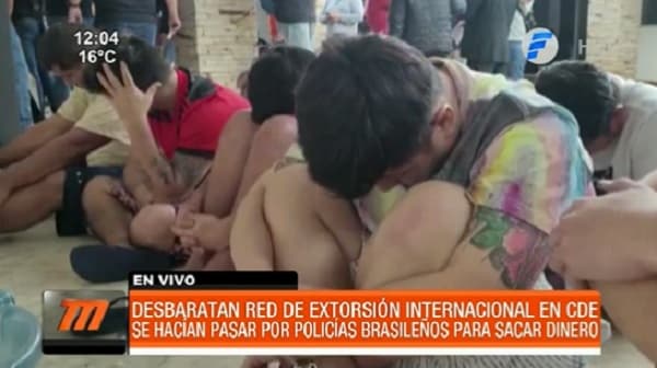 Desbaratan banda que fingía ser Policía brasileña para extorsionar