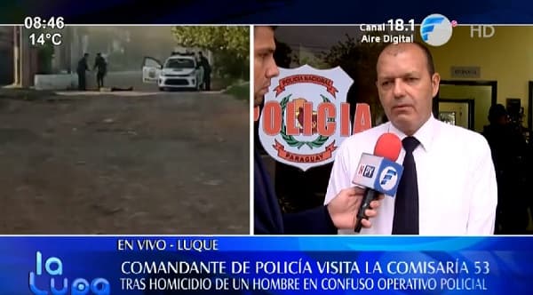 Policías actuaron adecuadamente en procedimiento, según comandante Fleitas