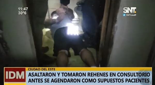 Detienen a asaltantes de un consultorio en Ciudad del Este