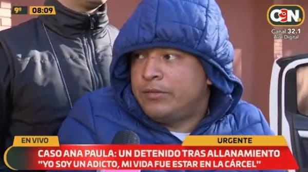 Detenido por crimen de Ana Paula niega ser autor