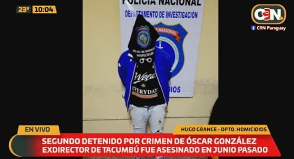 Detienen a segundo sospechoso de asesinato del exdirector de Tacumbú