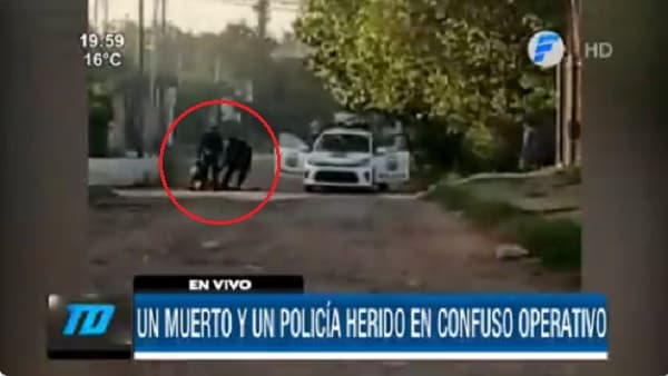 Reportan un muerto y un policía herido en confuso operativo en San Lorenzo