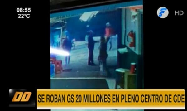 Roban G. 20 millones en pleno centro de Ciudad del Este
