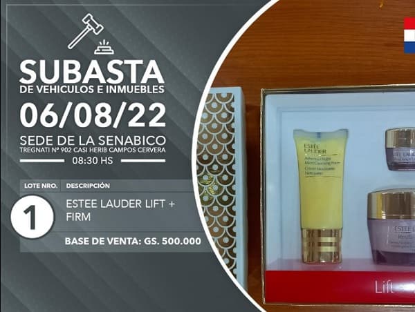 Senabico prepara subasta de inmuebles, vehículos y perfumes