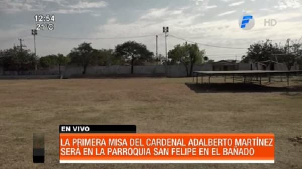 Preparan multitudinaria misa del cardenal Martínez en el Bañado Sur