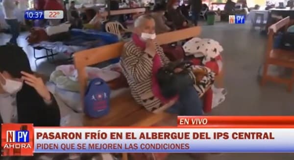 Familiares de pacientes denuncian precariedades en albergue del IPS