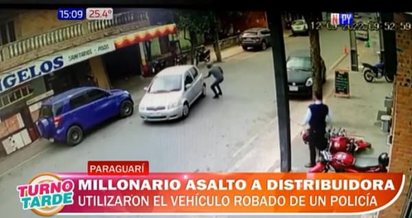 Delincuentes se llevan G. 94 millones en asalto a funcionario de distribuidora