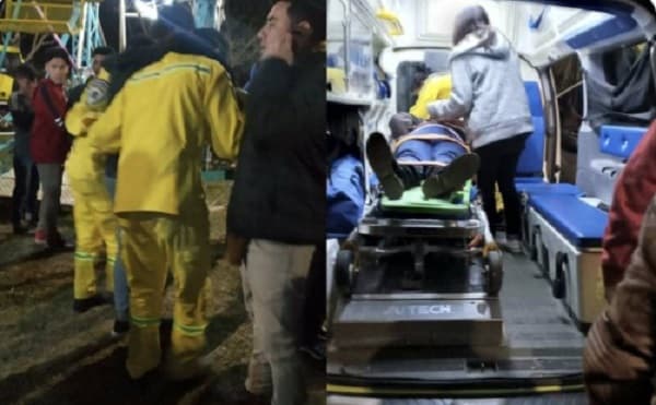 Tres heridos tras caída de asiento de la rueda gigante en Ayolas