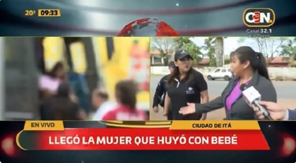 Mujer se entrega luego de “desaparecer” con beba ajena