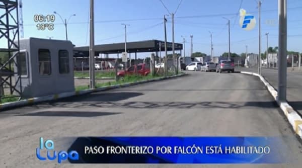 Habilitan paso fronterizo entre Falcón y Clorinda tras cierre