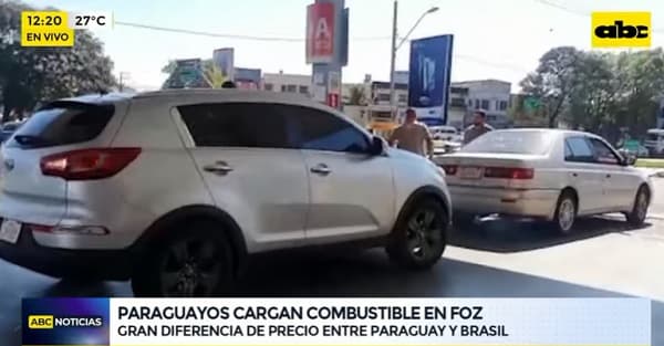 Combustible cuesta más de G. 3.000 menos en Brasil