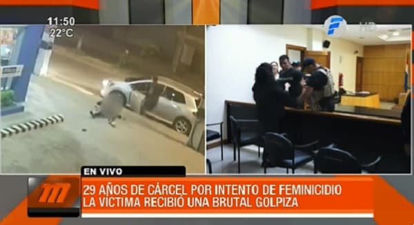 Condenan a 29 años de cárcel a hombre por intento de feminicidio