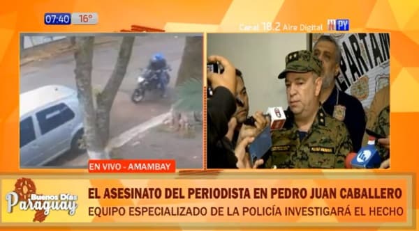 Policía carece de mayores datos sobre responsables del crimen de periodista