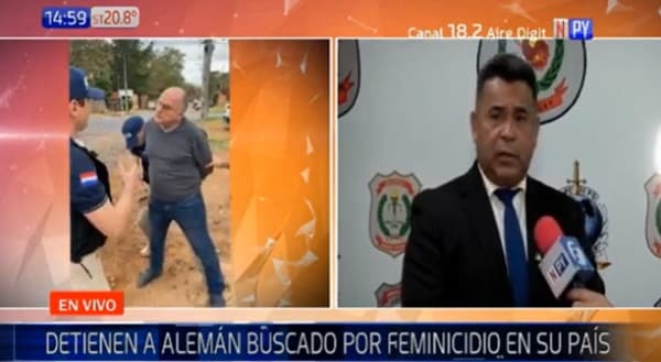 Capturan a alemán procesado por feminicidio en su país