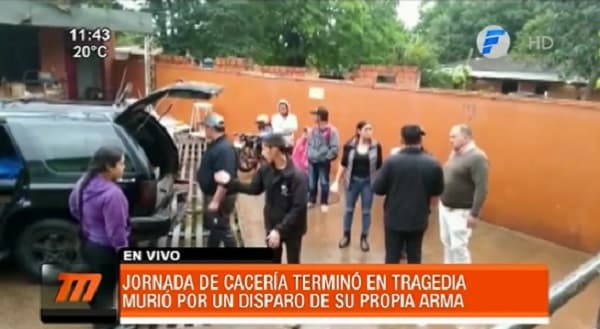 Hombre sufre disparo accidental y muere en plena cacería