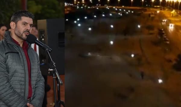 Nenecho dice que la Costanera está “iluminada” y le llueven críticas