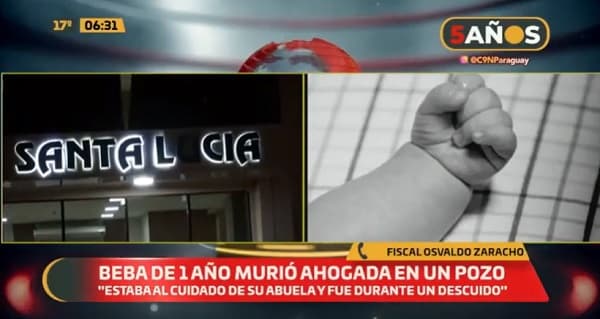 Beba de un año muere al caer a un pozo en Ciudad del Este